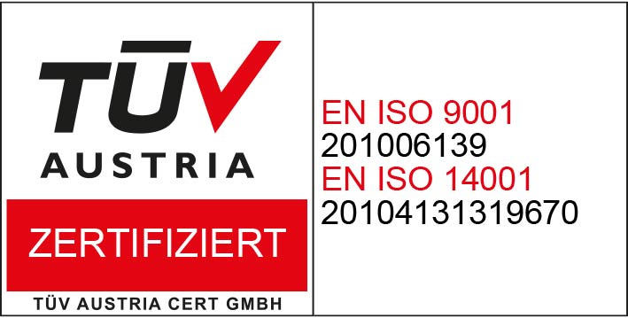 EN ISO 9001; EN ISO 14001 Pharma Glas